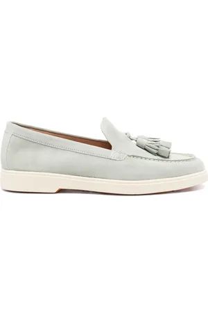 santoni Andrea geweven loafers
