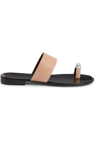 Giuseppe Zanotti Norbert leren slippers