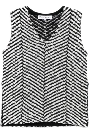 J.W.Anderson Gebreide chevron top
