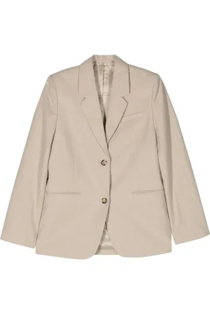 Totême Blazer met enkele rij knopen