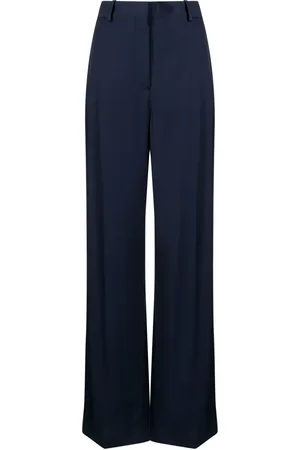 Stella McCartney High waist broek met wijde pijpen