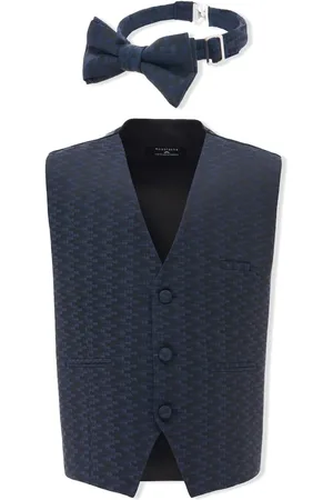 M. Moustache Gilet en vlinderdas