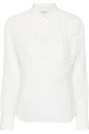 ERMANNO SCERVINO Blouse met bloemenpatch