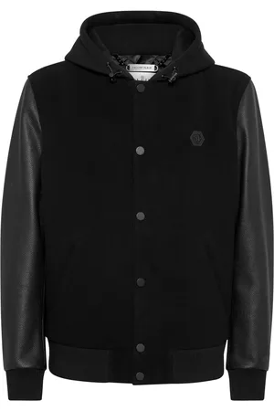 Philipp Plein Gewatteerd jack met logo