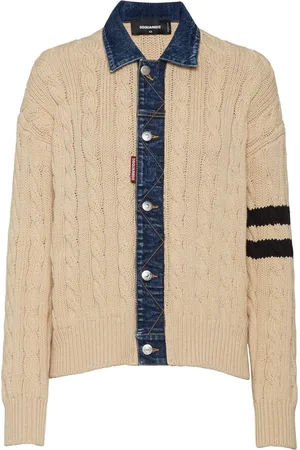 Dsquared2 Kabelgebreid vest