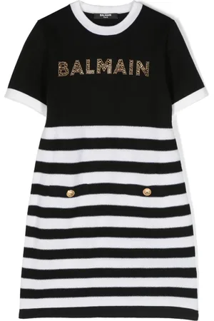 Balmain Jurk verfraaid met kristallen
