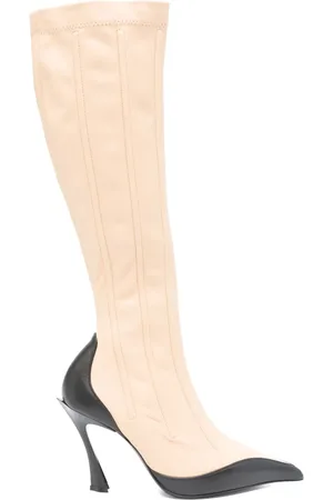 MUGLER 95 mm leren laarzen