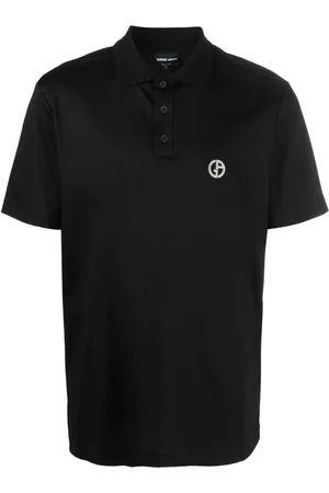 Giorgio Armani Poloshirt met geborduurd logo