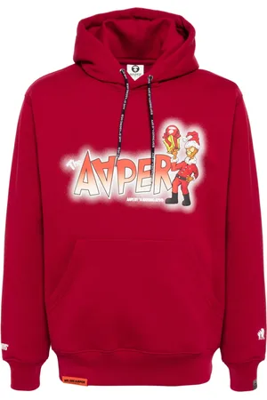 A Bathing Ape Hoodie met print