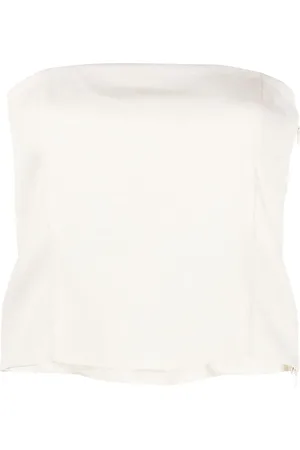 GAUGE81 Tona cropped top met vlakken