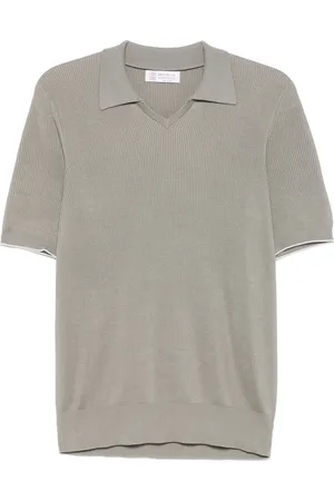 Brunello Cucinelli Geribbeld poloshirt