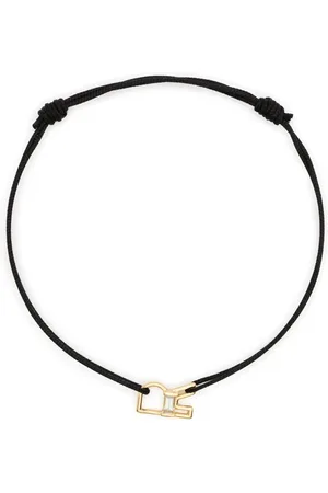 Aliita 9kt geelgouden Letra R armband met amethist
