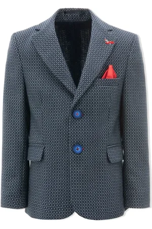 M. Moustache Blazer met borduurwerk