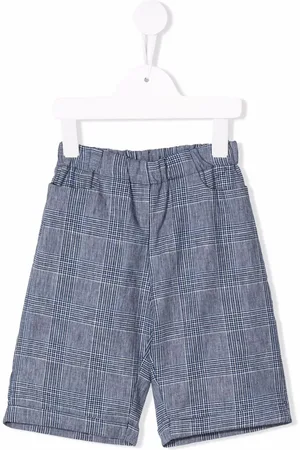 LA STUPENDERIA Geruite shorts