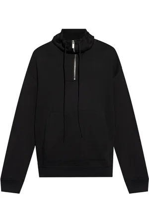 Helmut Lang Sweater met trekkoord en opstaande kraag