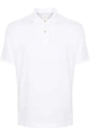 ELEVENTY Fijngebreid poloshirt