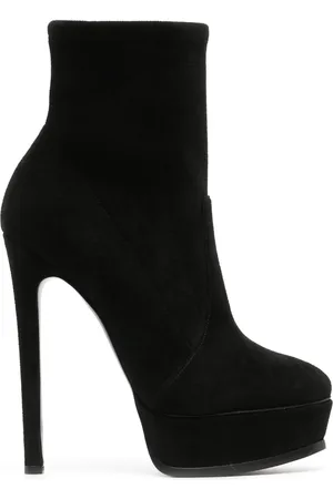 Casadei Flora enkellaarzen met plateauzool