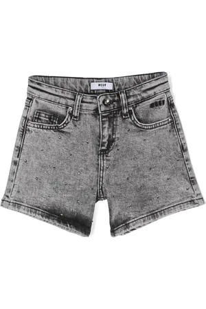 Msgm Spijkershorts verfraaid met kristallen