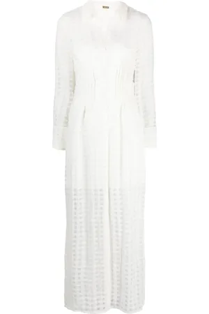 Cult Gaia Doorzichtige maxi