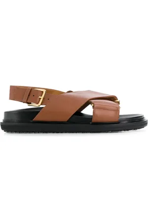 Marni Fussbet sandalen met gekruiste bandjes