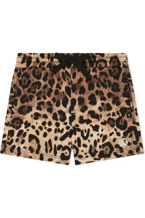 Dolce & Gabbana Trainingsshorts met luipaardprint