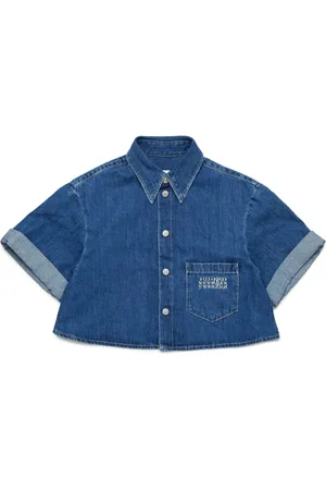 Maison Margiela Cropped spijkershirt