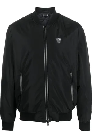 EA7 Bomberjack met logopatch en rits