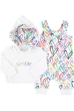 From Babies With Love X James Goldcrown set van tuinbroek en hoodie