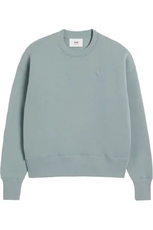 Ami Sweater met logo van katoenblend