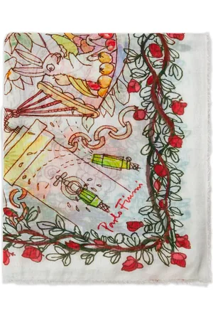 Faliero Sarti Sjaal met print