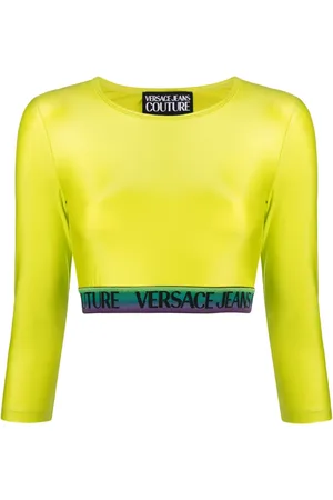 VERSACE Tanktop met logo afwerking