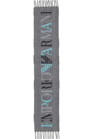 Emporio Armani Sjaal met intarsia logo