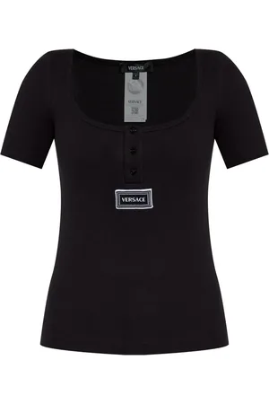 VERSACE Geribbelde lingerie T