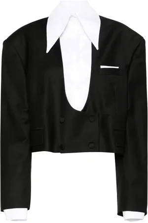 ALMAZ Gelaagde cropped blazer