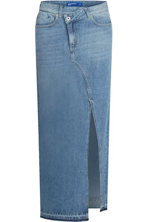 Karl Lagerfeld Asymmetrische denim maxi