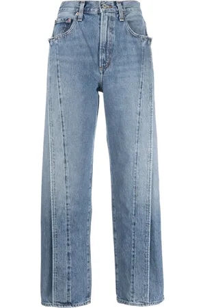 AGOLDE High waist jeans met wijde pijpen