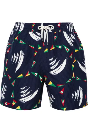 Ralph Lauren Gesmockte zwembroek