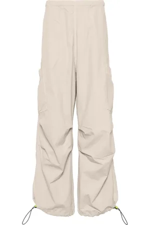 BARROW Katoenen broek met wijde pijpen en vlakken