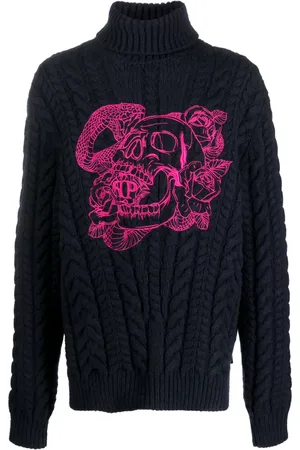Philipp Plein Coltrui met geborduurde doodskop