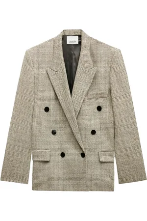 Isabel Marant Geruite blazer met dubbele rij knopen