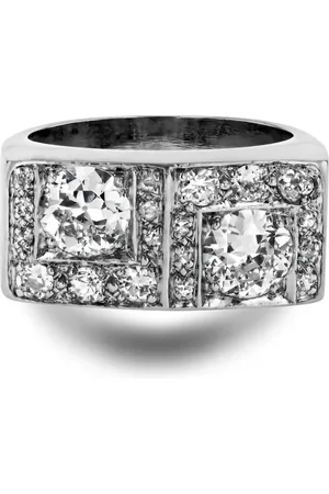 Pragnell 18kt witgouden ring