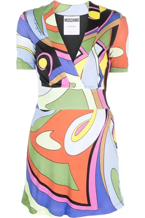 Moschino Jurk met geometrische print