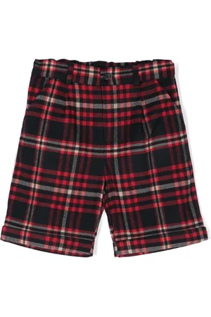 PATACHOU Shorts met tartan ruit