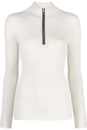 Brunello Cucinelli Ribgebreide top