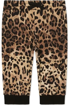 Dolce & Gabbana Trainingsbroek met luipaardprint