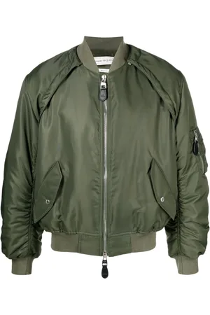 Alexander McQueen Bomberjack met afneembare mouwen en ruches