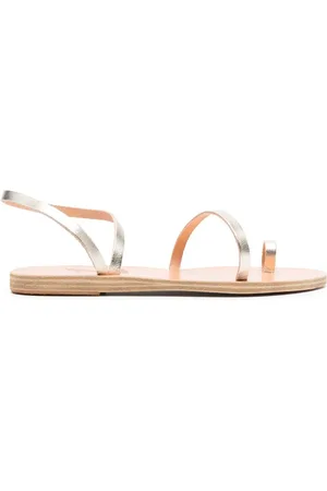 Ancient Greek Sandals Apli Eleftheria sandalen met metallic