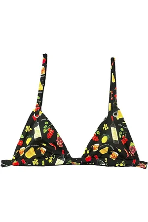 FLEUR DU MAL Grommet triangel bikinitop