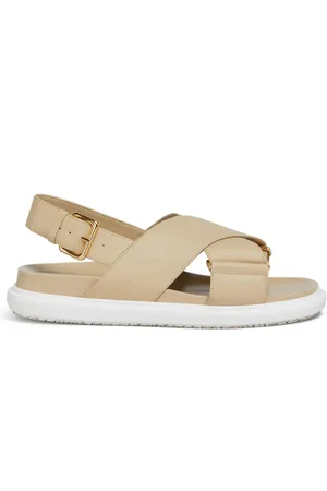 Marni Leren sandalen