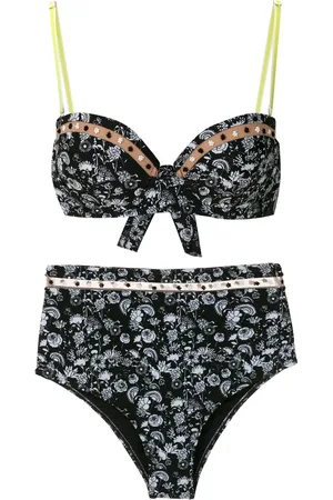 AMIR SLAMA Bikini met print